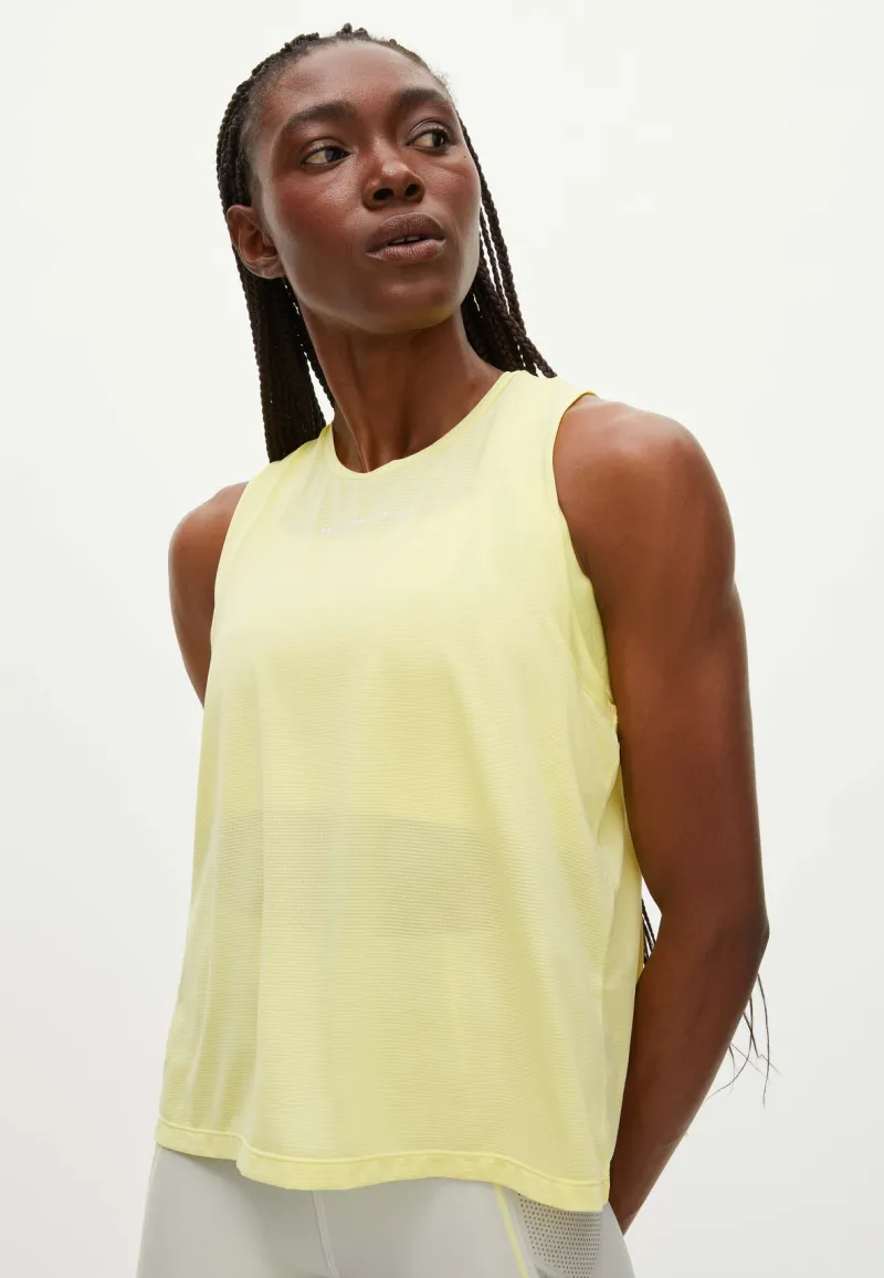 Röhnisch Kay Tank Top Yellow Iris Grön Clearance