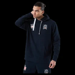 Clearance Vinson Polo Club Keith Hoodie Blue Blå