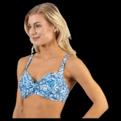 Best Waikani Beachwear Keleah Supportive Bra Blue Blå