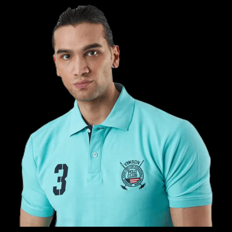 Best Vinson Polo Club Kenso Polo Turquoise Turkos