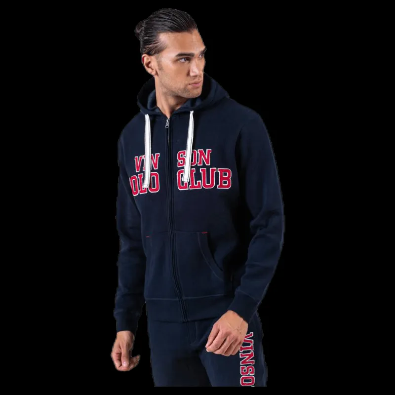Vinson Polo Club Kent Sweatshirt Zip Blue Blå Clearance