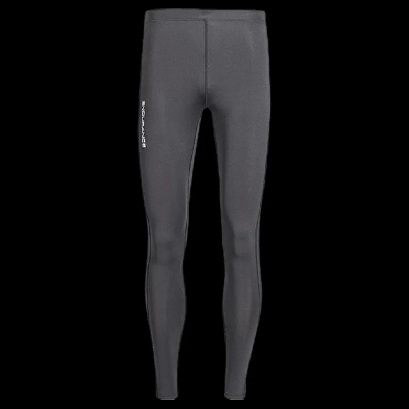 Endurance Kerir Unisex Long Running Tights XQL Black Svart Best