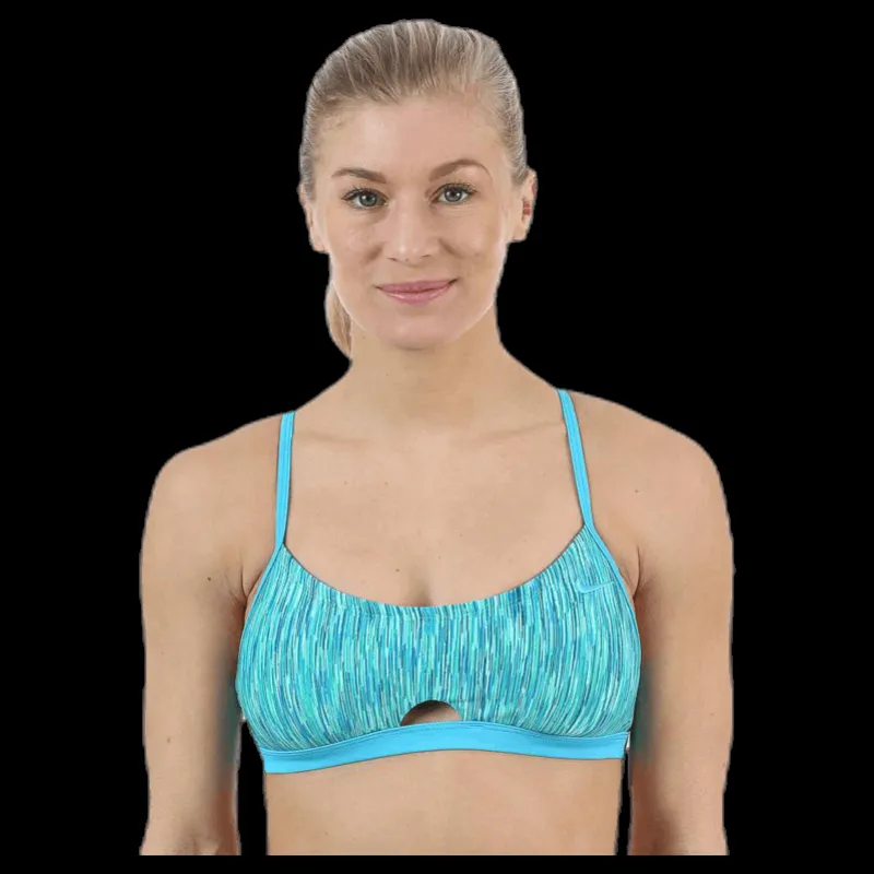 Hot Nike Swim Keyhole Sport Top Green Grön