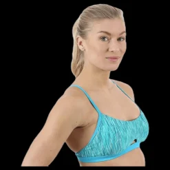 Hot Nike Swim Keyhole Sport Top Green Grön