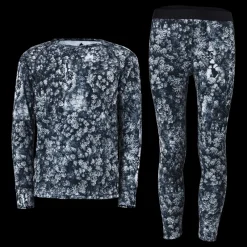 Discount Burton Kids' Lightweight Base Layer S Aerial Pines Mönstrad