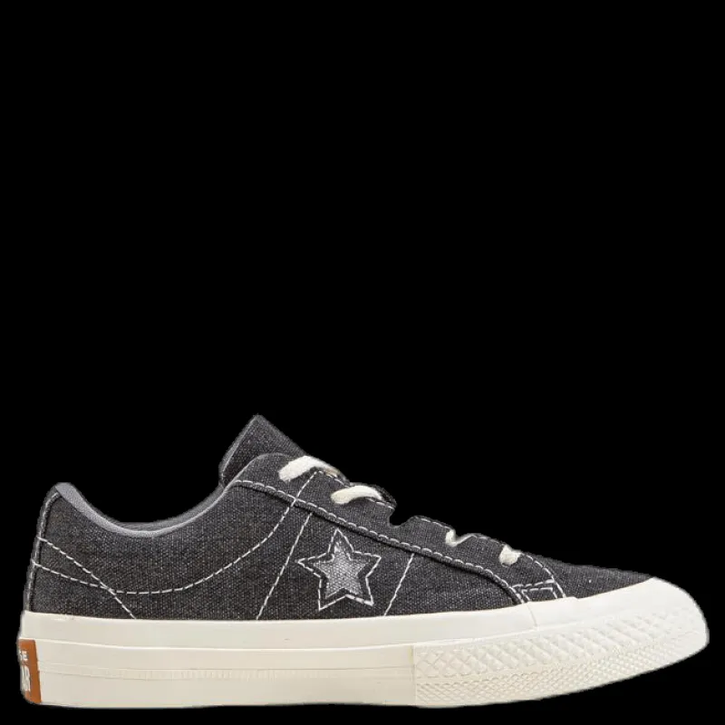 Clearance Converse Kids One Star Sneakers Black Svart