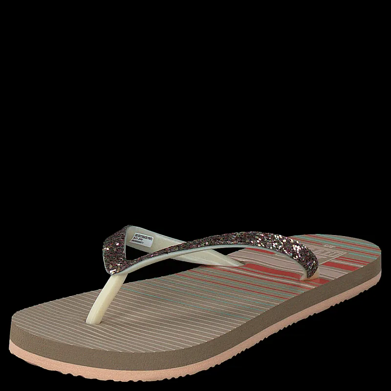 Reef Kids Stargazer Prints Peach Stripes Brun Discount