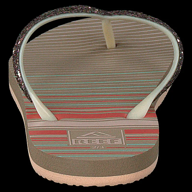 Reef Kids Stargazer Prints Peach Stripes Brun Discount