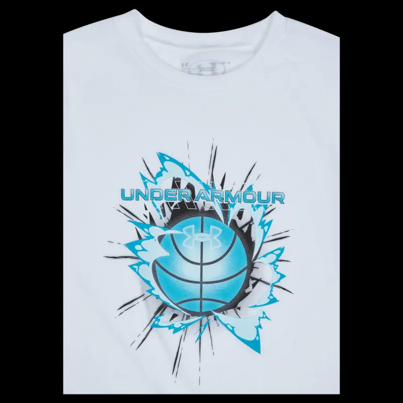 Under Armour KIDS UA HOOPS BASELINE SS Vit Sale