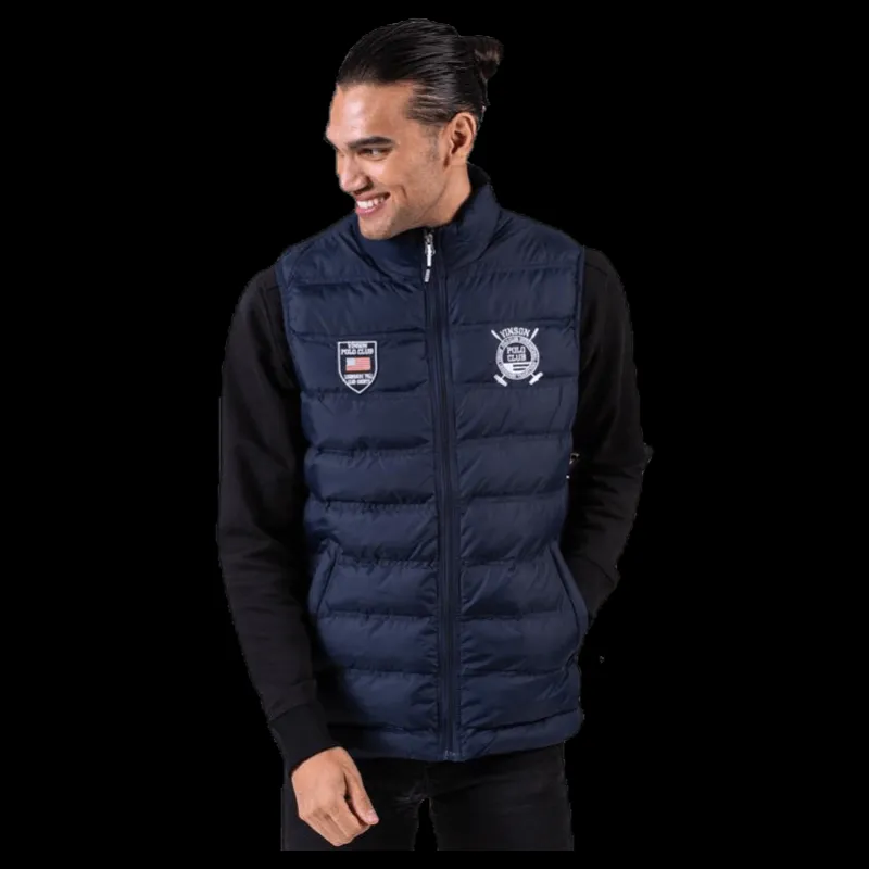 Vinson Polo Club Killian Vest Blue Blå Hot