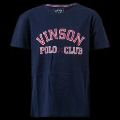 Outlet Vinson Polo Club Kim T-Shirt Blue Blå
