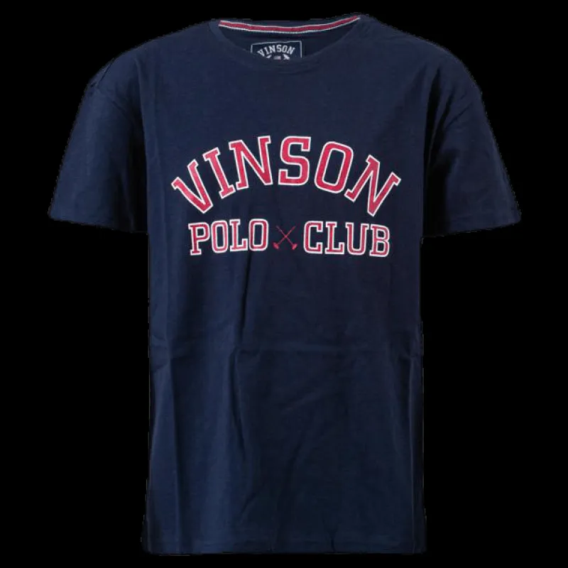 Outlet Vinson Polo Club Kim T-Shirt Blue Blå