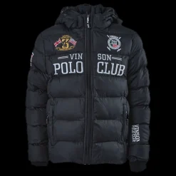Vinson Polo Club King Jacket Black Svart Best