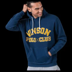 Vinson Polo Club Kiran Sweatshirt Hood Blue Blå
