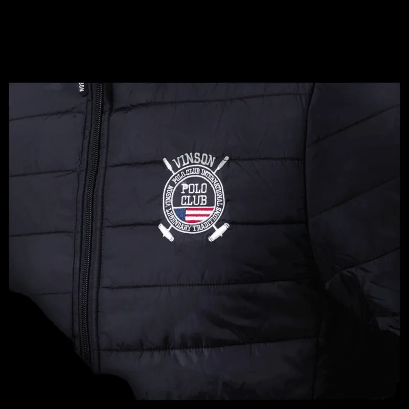 New Vinson Polo Club Kole Jacket Black Svart