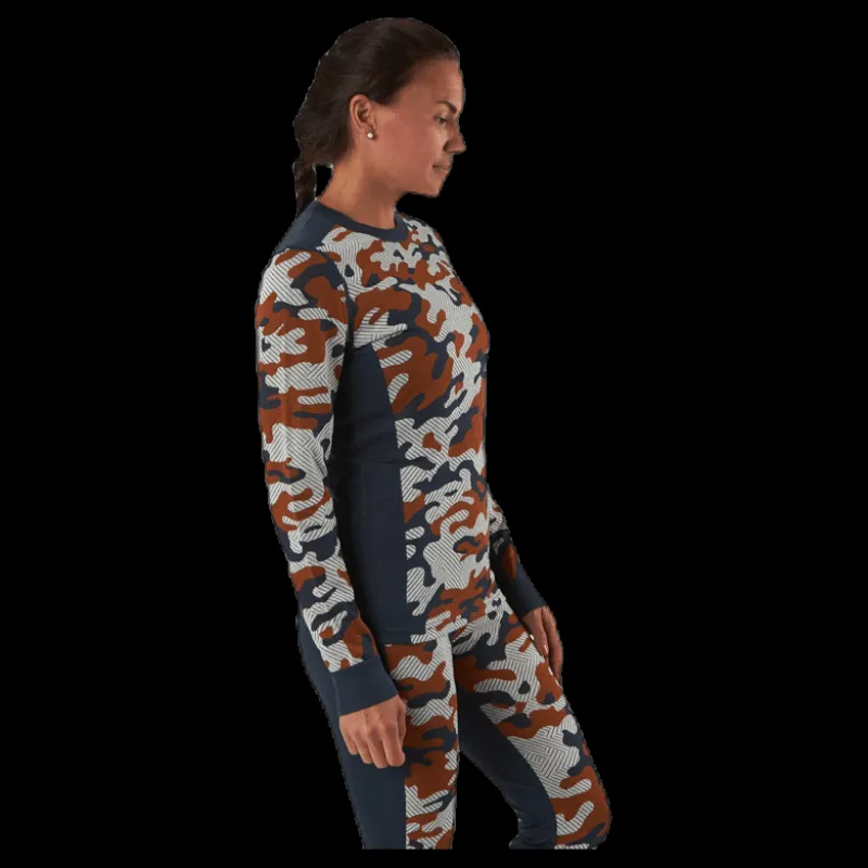 Clearance Kari Traa Kongle Long Sleeve Shirt Patterned/Brown Mönstrad och Brun