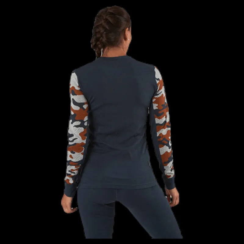 Clearance Kari Traa Kongle Long Sleeve Shirt Patterned/Brown Mönstrad och Brun