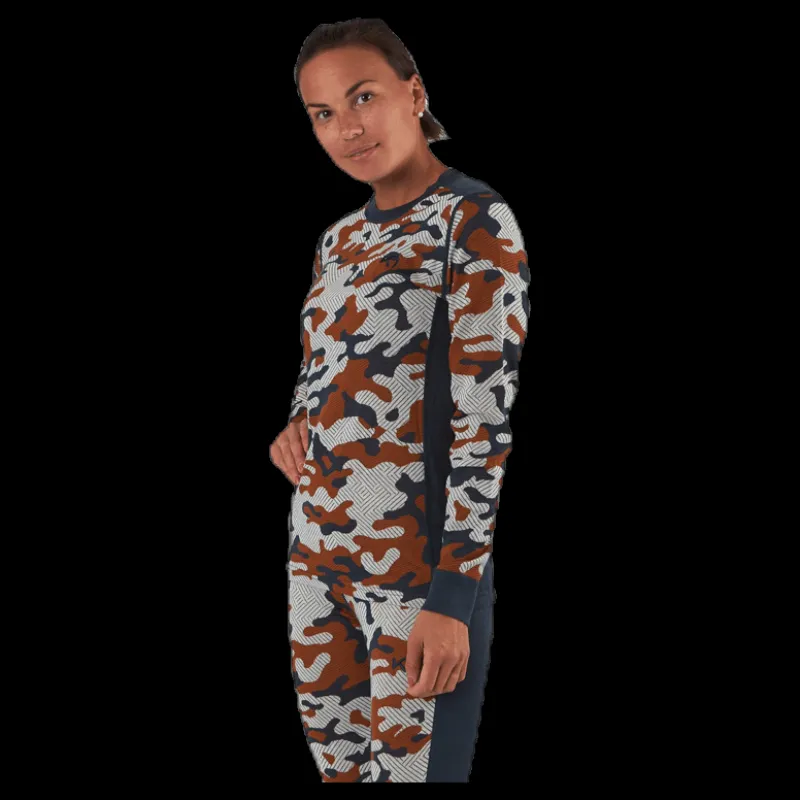 Clearance Kari Traa Kongle Long Sleeve Shirt Patterned/Brown Mönstrad och Brun