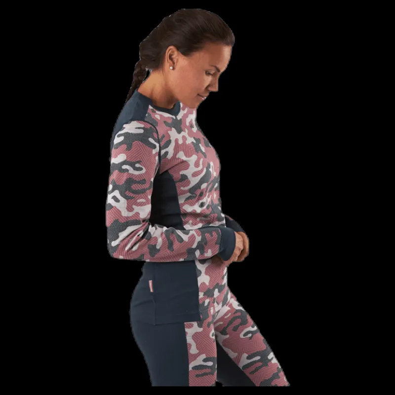 Kari Traa Kongle Long Sleeve Shirt Blue/Patterned Blå och Mönstrad Clearance