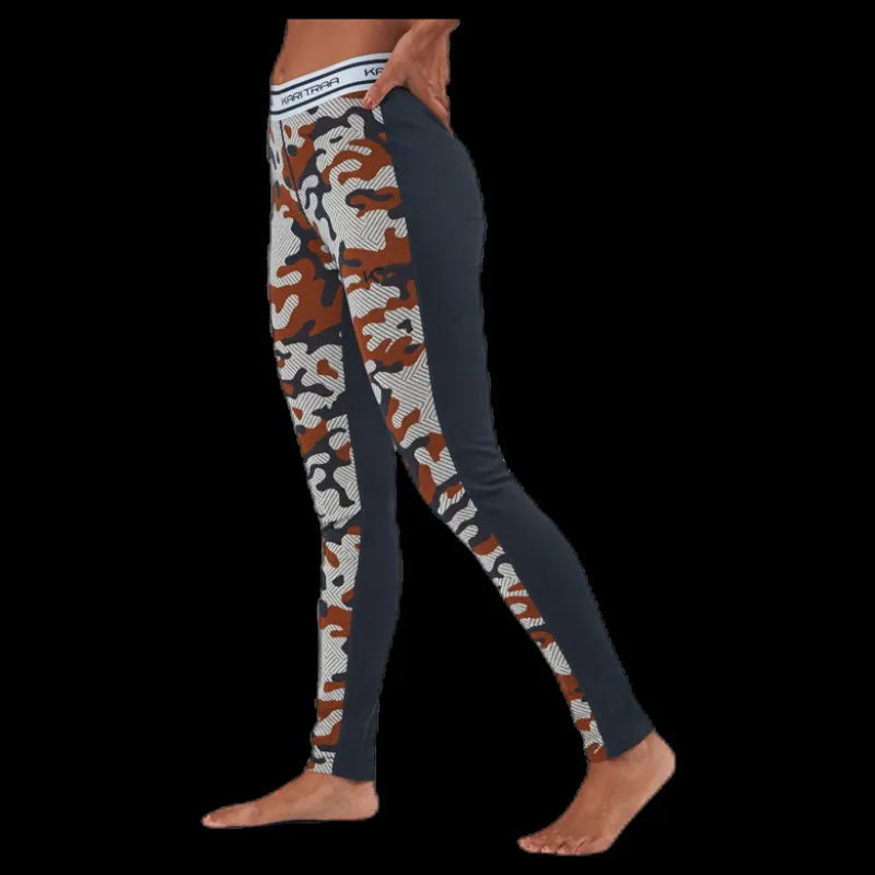 Kari Traa Kongle Pant Patterned/Brown Mönstrad och Brun Outlet