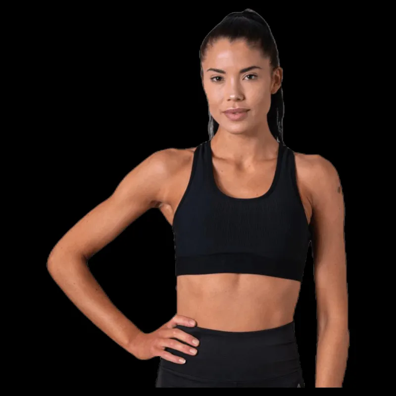 BLACC Koray Rib Bra Black Svart Discount