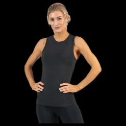 BLACC Koray Rib Tank Black Svart Sale