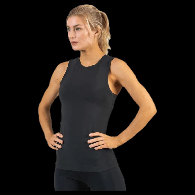 BLACC Koray Rib Tank Black Svart Sale