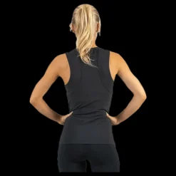 BLACC Koray Rib Tank Black Svart Sale
