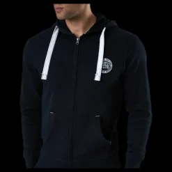 Vinson Polo Club Krew Sweatshirt Full Zip Black Svart Clearance