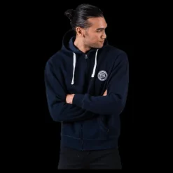 Sale Vinson Polo Club Krew Sweatshirt Full Zip Blue Blå