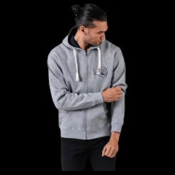Vinson Polo Club Krew Sweatshirt Full Zip Grey Grå New