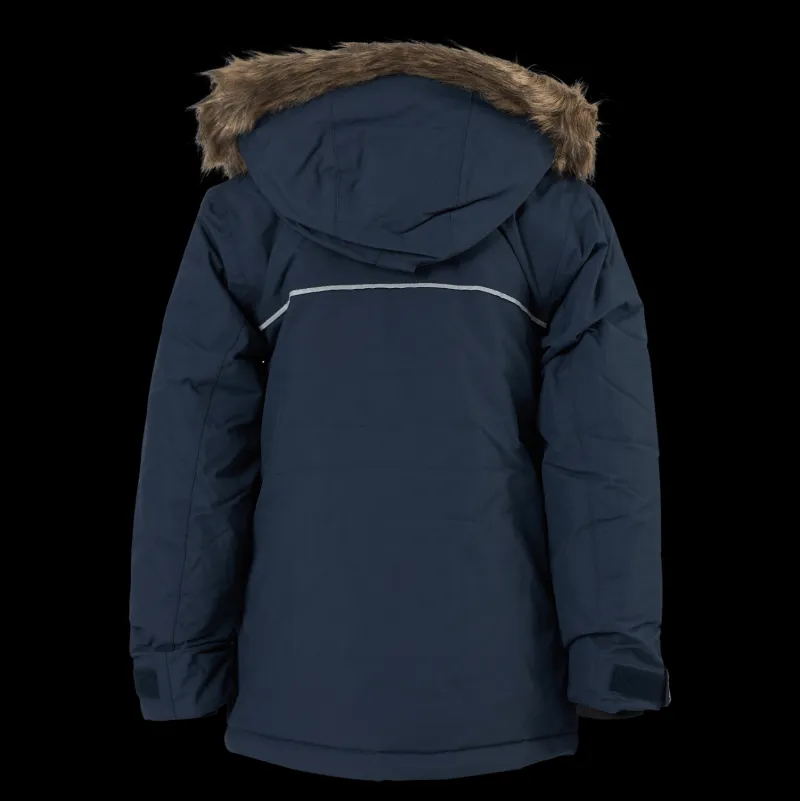Hot Didriksons Kure Kids Parka 4 Navy Blå