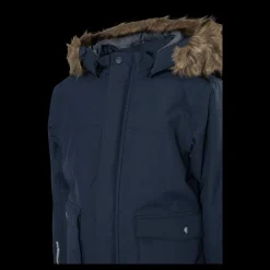Hot Didriksons Kure Kids Parka 4 Navy Blå