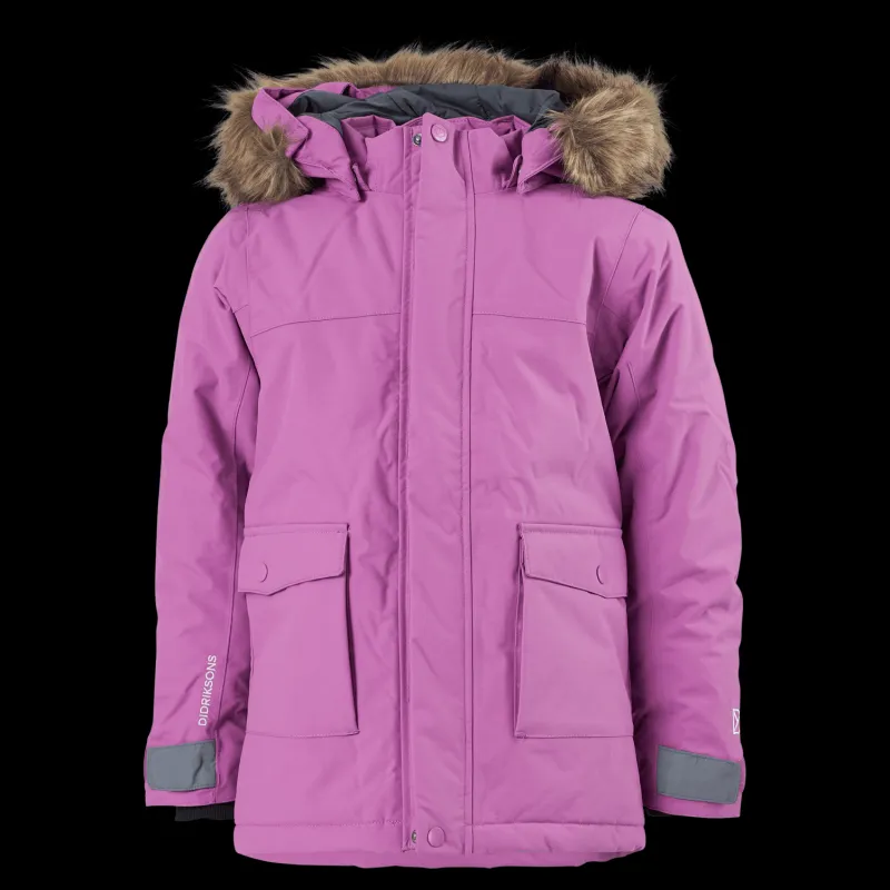 Didriksons Kure Kids Parka 4 Radiant Purple Lila