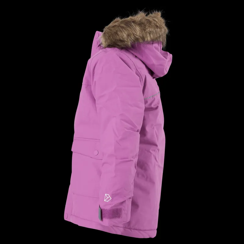 Didriksons Kure Kids Parka 4 Radiant Purple Lila