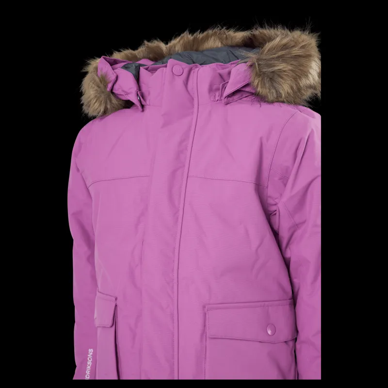 Didriksons Kure Kids Parka 4 Radiant Purple Lila