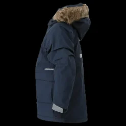 Didriksons Kure Kid's Parka Blue Blå Clearance