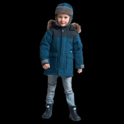 Hot Didriksons Kure Kid's Parka Blue Blå