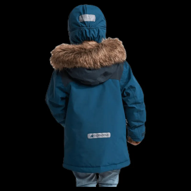 Hot Didriksons Kure Kid's Parka Blue Blå