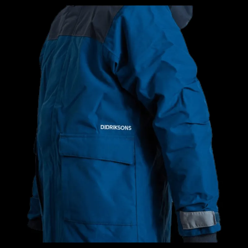 Hot Didriksons Kure Kid's Parka Blue Blå