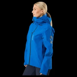 Didriksons Kya Wns Jkt 2 Blue Blå Outlet
