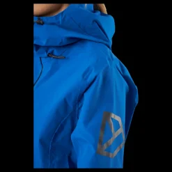 Didriksons Kya Wns Jkt 2 Blue Blå Outlet