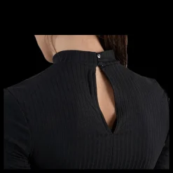 Pieces Kylie Ss T-Neck Top Black Svart Best
