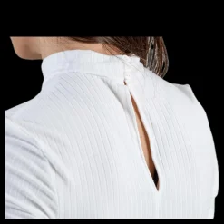 New Pieces Kylie Ss T-Neck Top White Vit