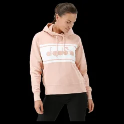Diadora L. Hoodie Spectra Pink/Beige Rosa och Beige Clearance