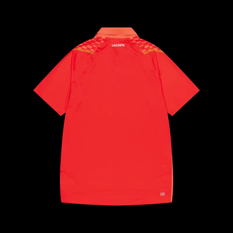 Lacoste Sport Lacoste Polo Corrida/white Vit Best