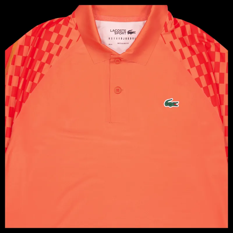 Lacoste Sport Lacoste Polo Corrida/white Vit Best