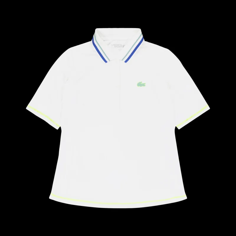 Lacoste Sport Lacoste Polo Flour Vit Online