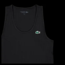 Hot Lacoste Sport Lacoste Tank Tops Black Svart
