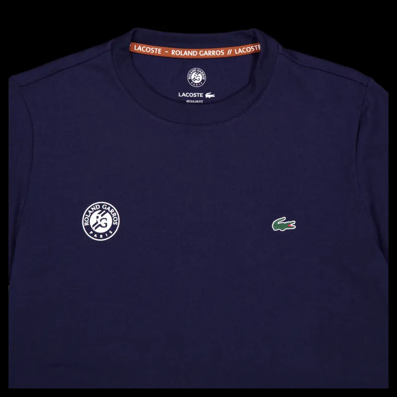 Lacoste Sport Lacoste T-shirts Navy/blue Blå New